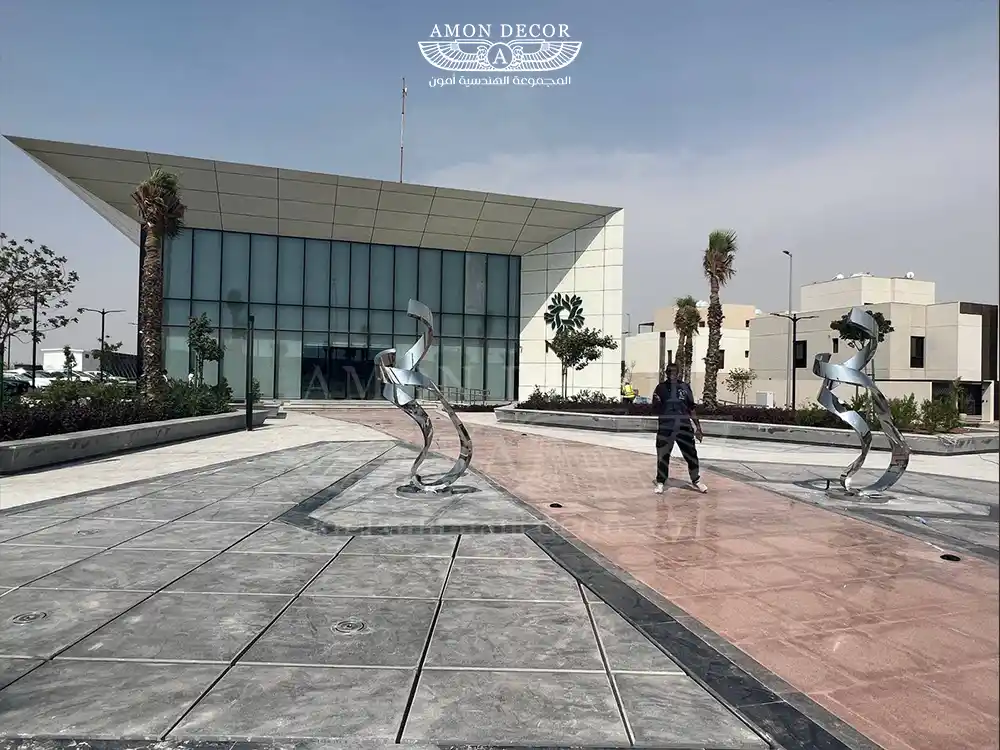 مجسم-ستانلس-ستيل-لولبي 5