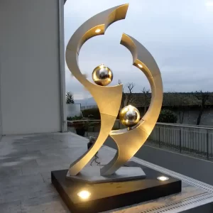 مجسم ستانلس ستيل ديكوري فني