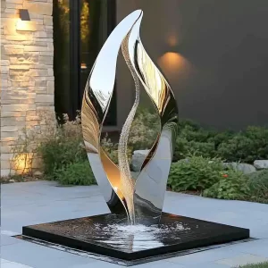 مجسم ستانلس ستيل ديكوري تجريدي